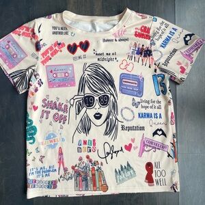 Taylor Swift Era’s Tour Graphic Kids T-Shirt Size Medium